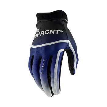 100% Ridefit Glove Svart/ Blå/ Vit