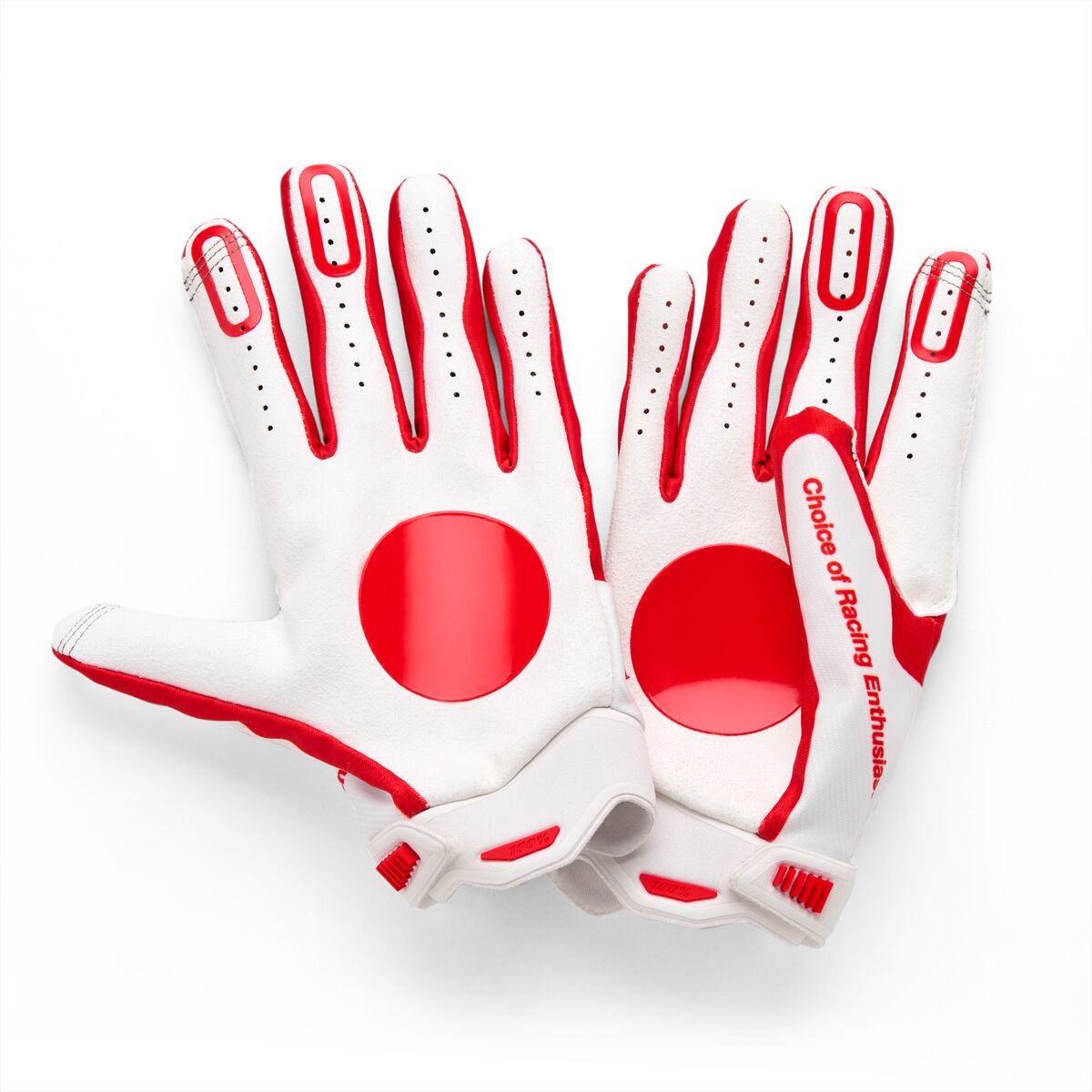 100% Ridefit Team Ikuzawa Gloves Röd/ Vit - 2