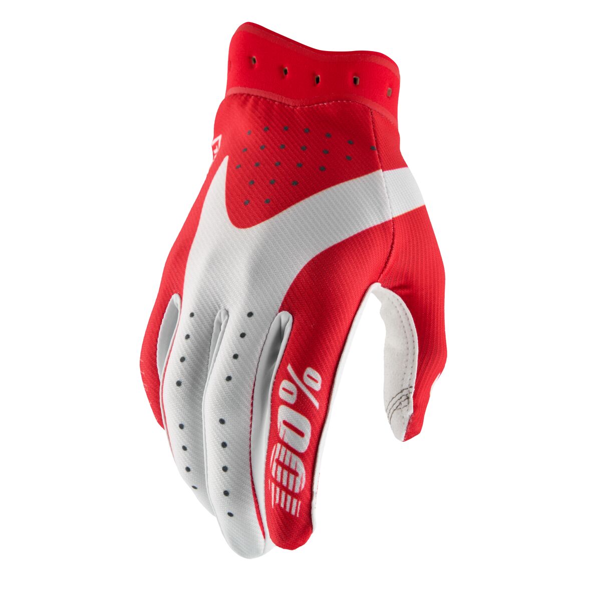 100% Youth iTrack Gloves Röd/ Vit