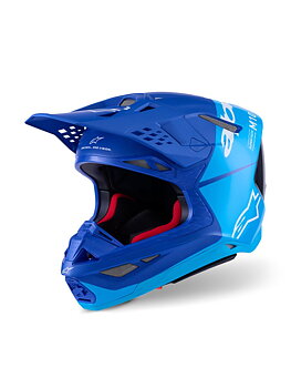Alpinestars Supertech M10 Flood MIPS® Crossi Kypärä Musta/ Sininen