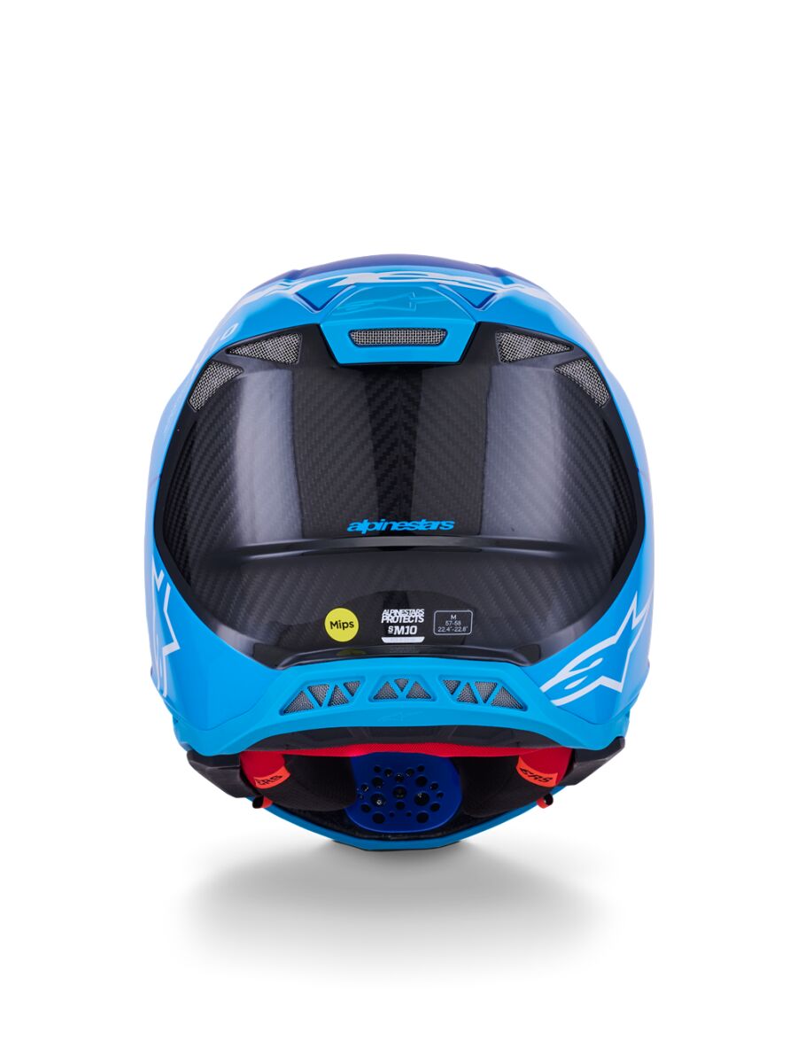 Alpinestars Supertech M10 Flood MIPS® Crosshjelm Sort/ Blå - 2