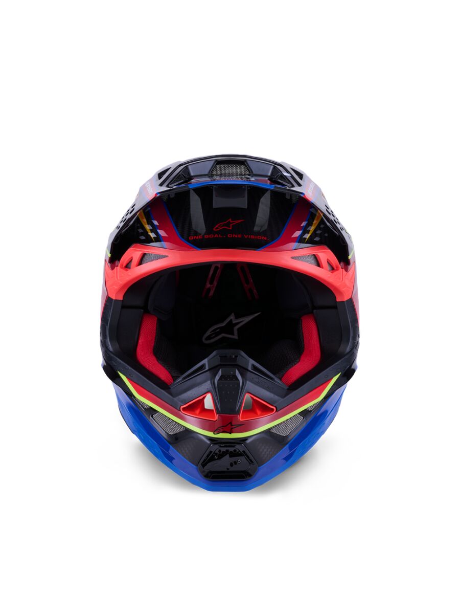 Alpinestars Supertech M10 Era Crosshelm Blau/ Rot/ Gelb - 2