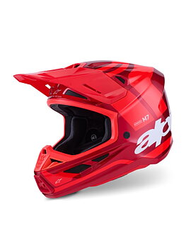 SM7 Core Casco Cross Alpinestars Rojo