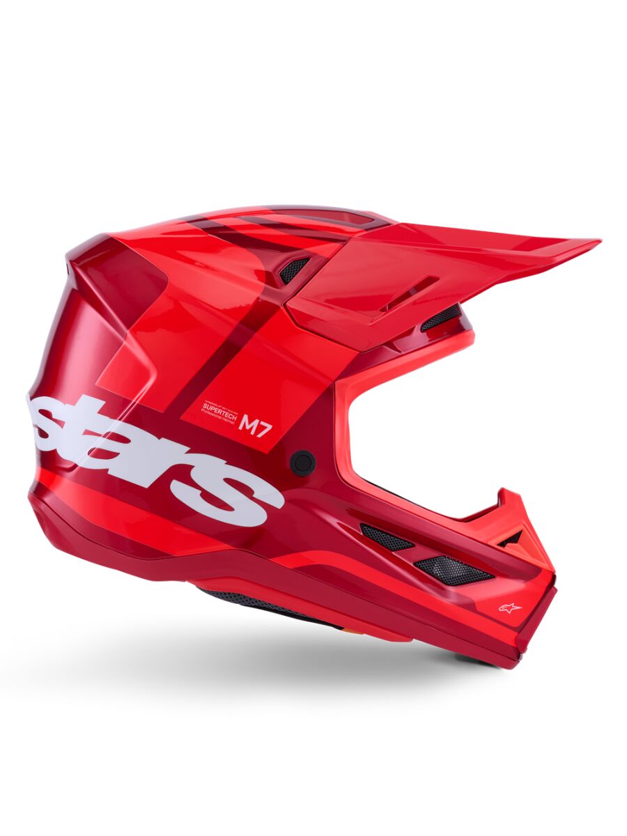 Alpinestars SM7 Core MX Helmet Red - 5