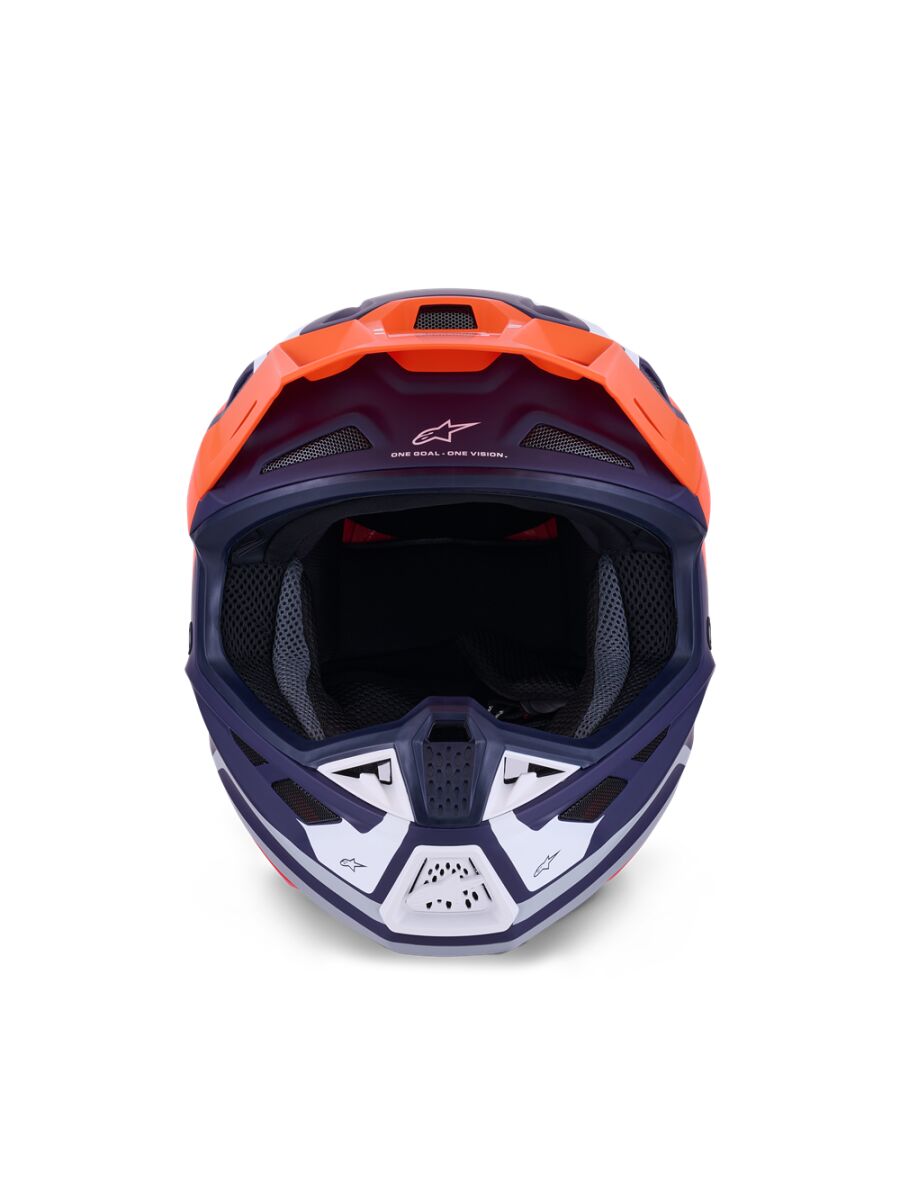 Alpinestars SM7 Core Crosshelm Blau/ Orange - 2