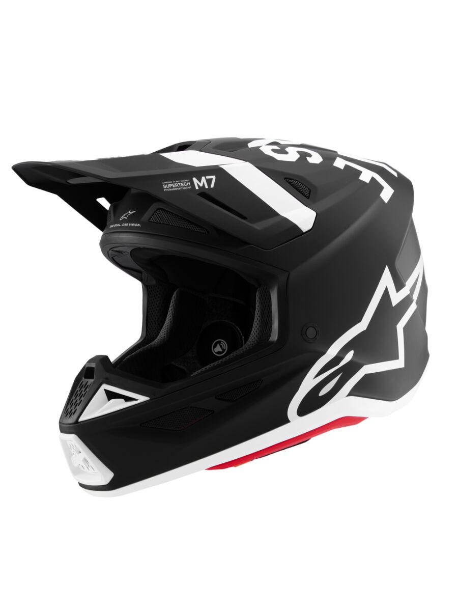 Alpinestars SM7 Dasher Crosshelm Zwart/ Wit