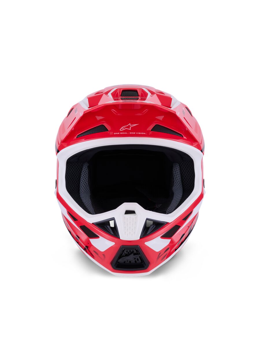 Alpinestars SM7 Deed Crosshelm Schwarz/ Rot/ Wieß - 4