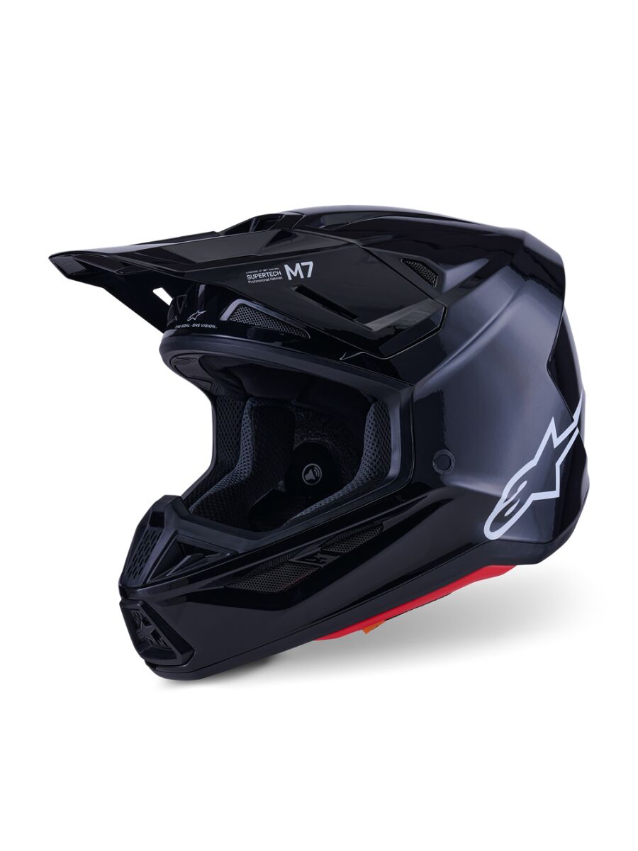 Alpinestars SM7 Crosshjelm Sort