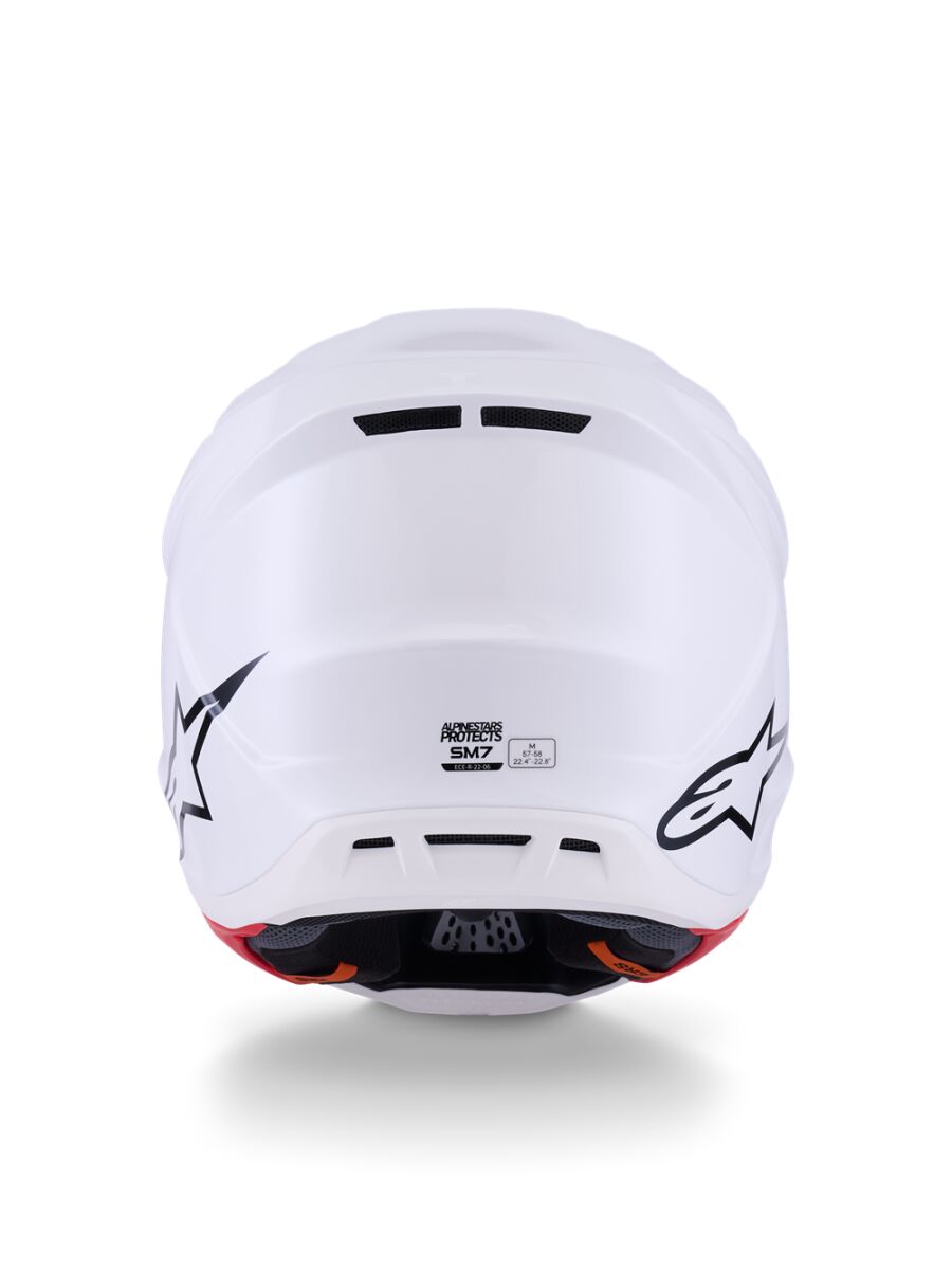 Alpinestars SM7 Crosshelm Wieß - 7