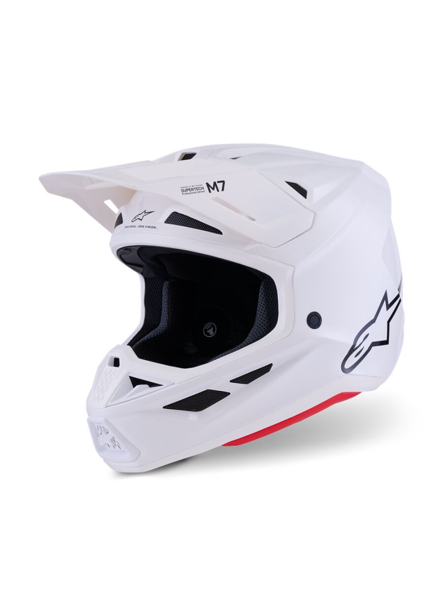 Alpinestars SM7 Crosshelm Wieß
