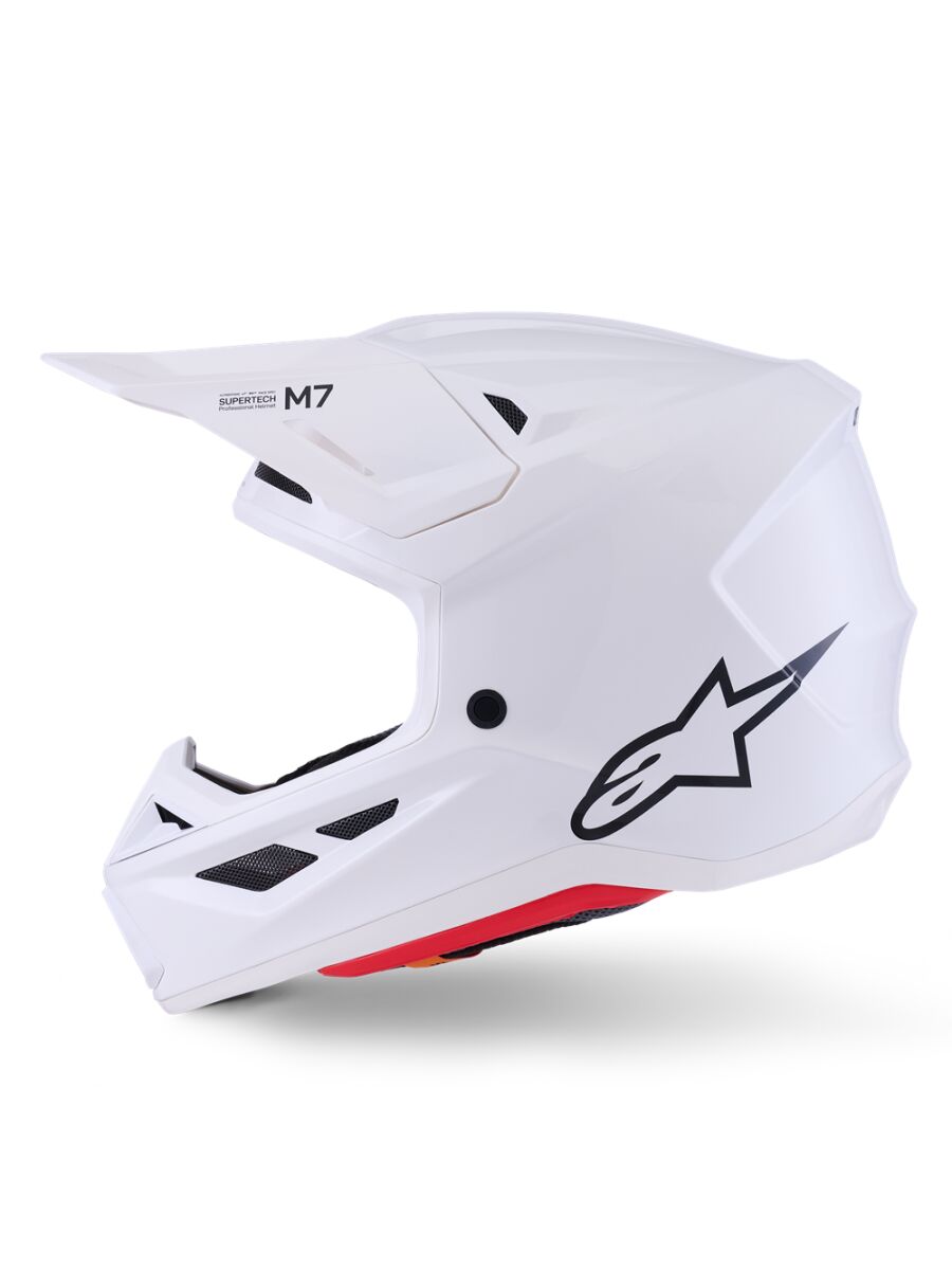 Alpinestars SM7 Crosshelm Wieß - 4