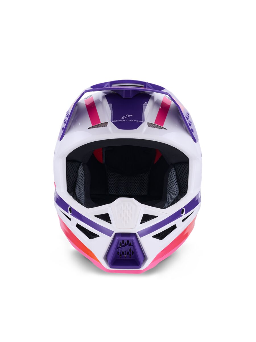 Alpinestars SM3 Heat Crosshelm Rosa/ Lila/ Wieß - 4