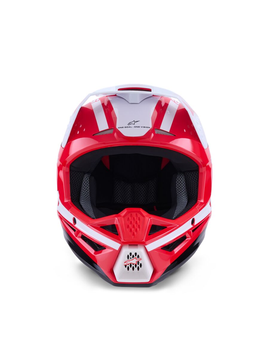 Alpinestars SM3 Heat Crosshjelm Sort/ Rød/ Hvid - 5