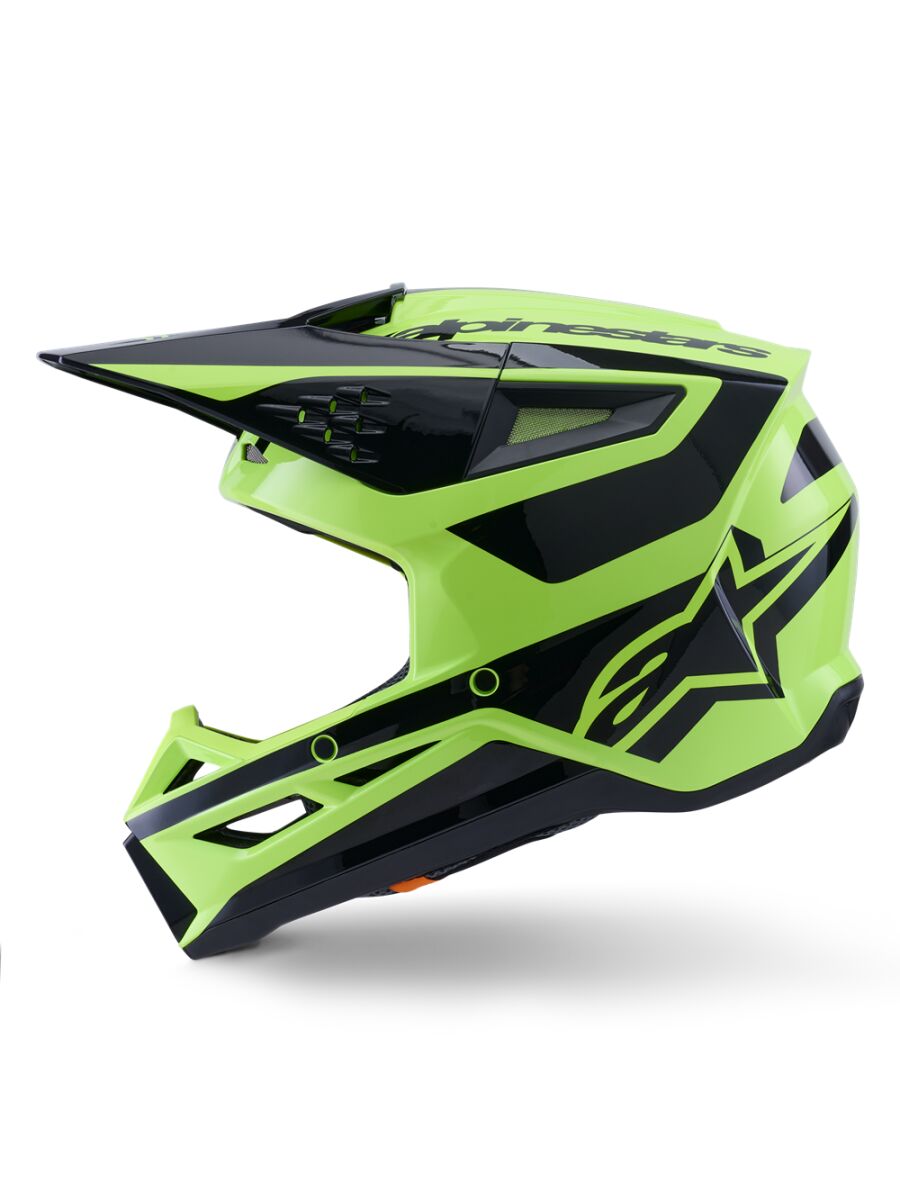 Alpinestars SM3 Heat Crosshelm Schwarz/ Gelb - 2