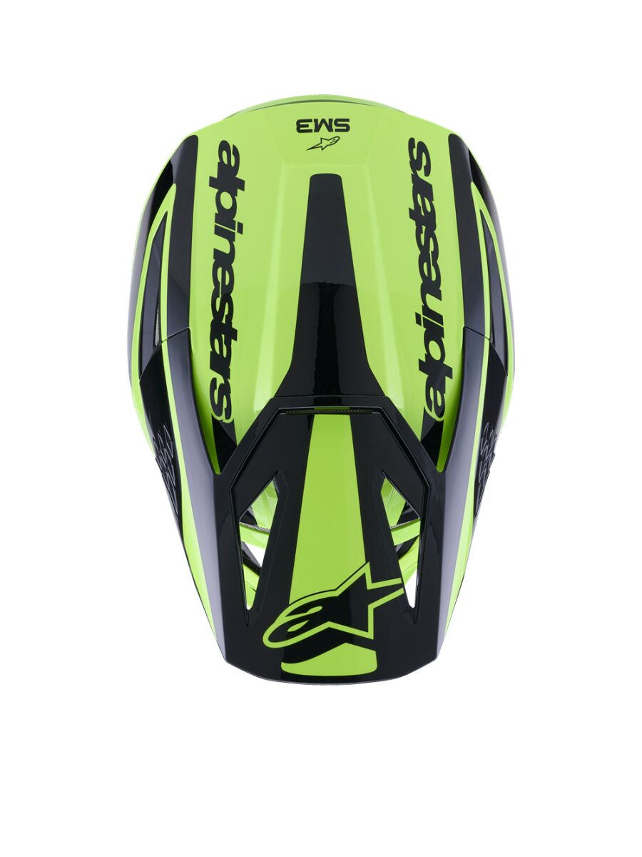 Alpinestars SM3 Heat Crosshelm Schwarz/ Gelb - 6