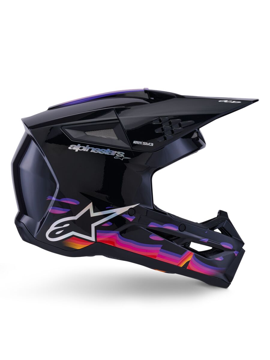 Alpinestars SM3 Force Crossi Kypärä Musta - 3
