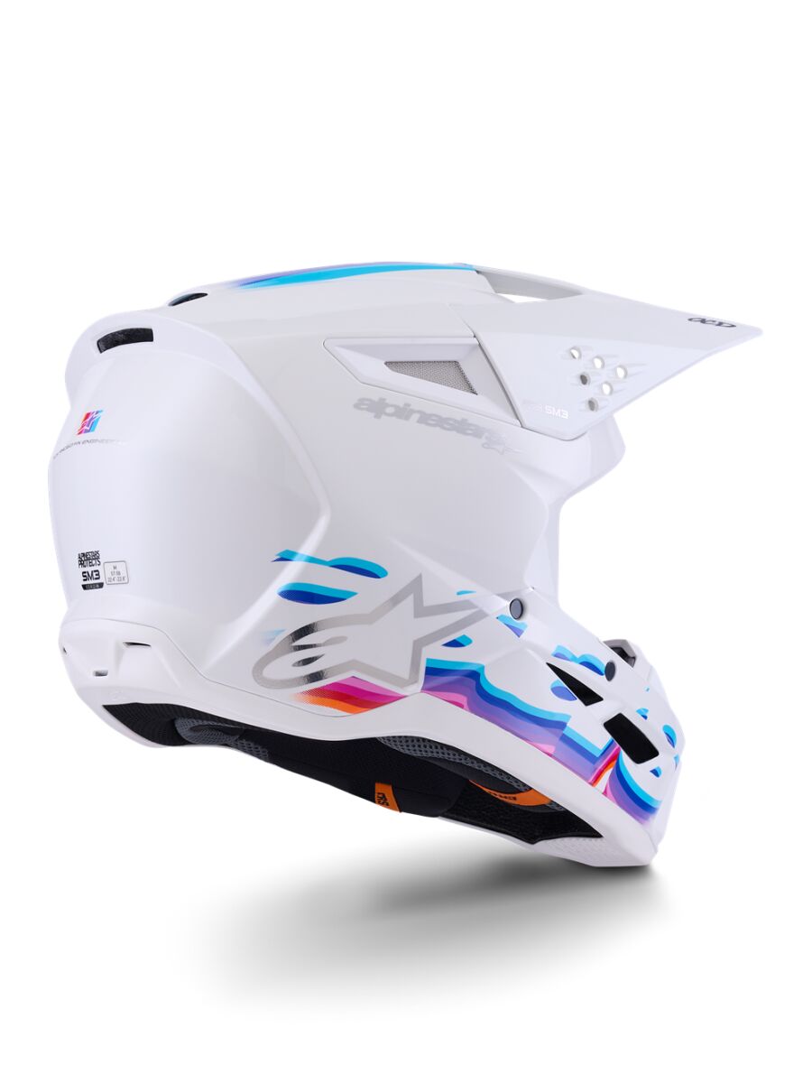 Alpinestars SM3 Force Crosshjelm Hvit - 4