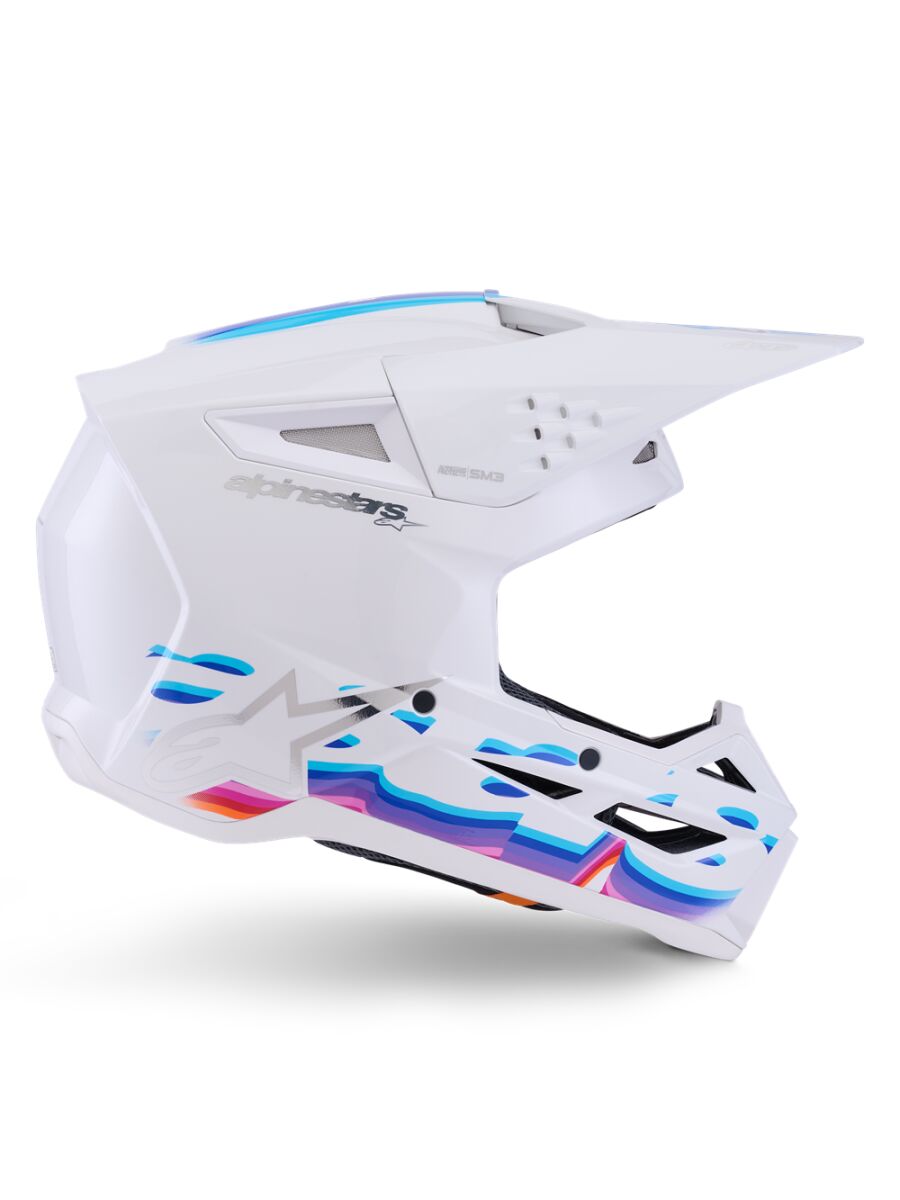 Alpinestars SM3 Force Crosshjelm Hvit - 5
