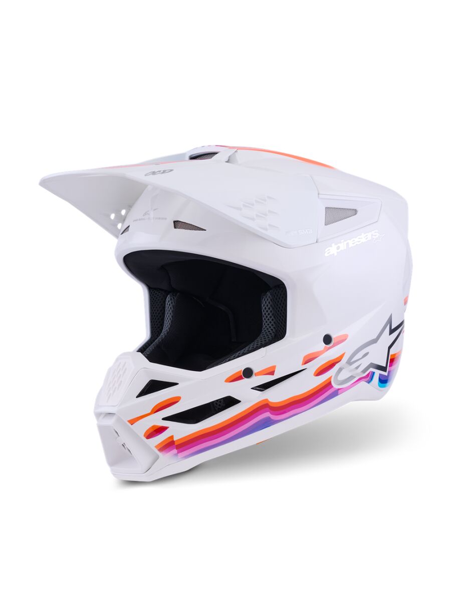Alpinestars SM3 Force Crosshjelm Hvit