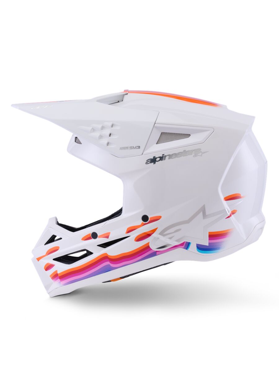 Alpinestars SM3 Force Crosshjelm Hvit - 6