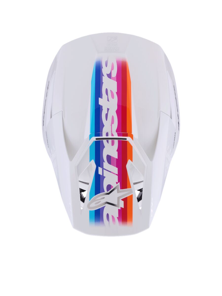 Alpinestars SM3 Force Crosshjelm Hvit - 3