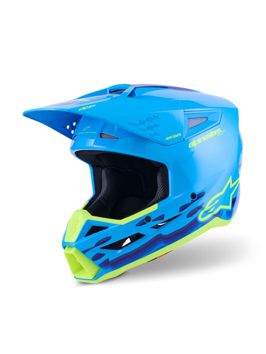 Alpinestars SM3 Force Crosshelm Cyan