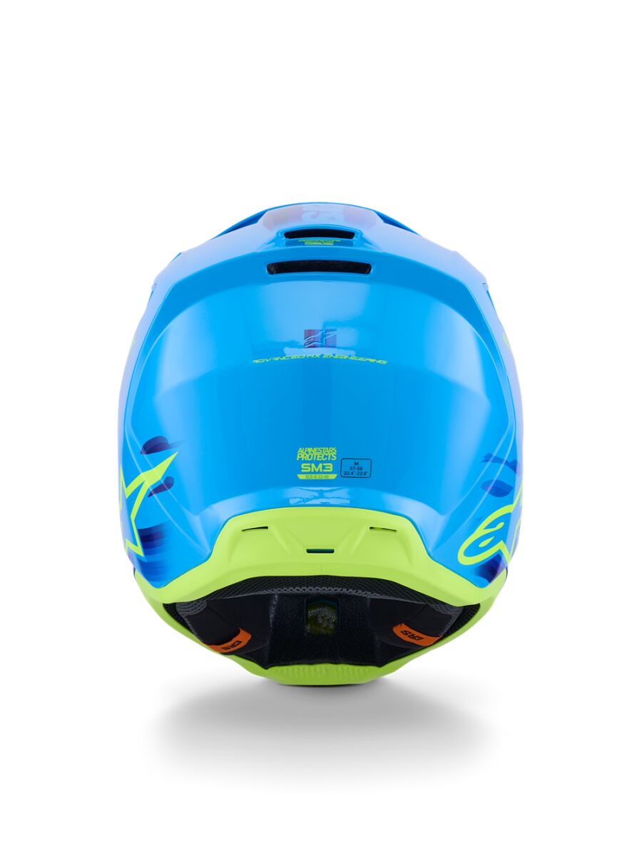 Alpinestars SM3 Force Crosshelm Cyan - 2
