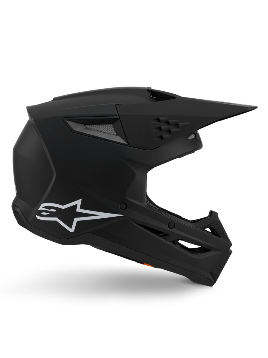 Alpinestars SM3 Solid Crosshjelm Svart - 5