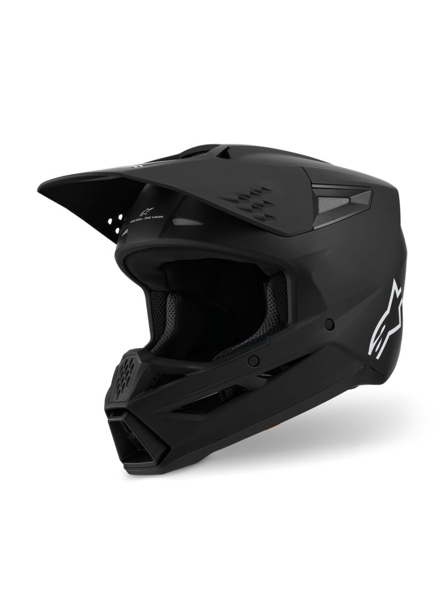 Alpinestars SM3 Solid Crosshjelm Svart