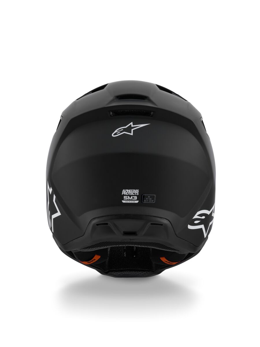 Alpinestars SM3 Solid Crosshjelm Svart - 6