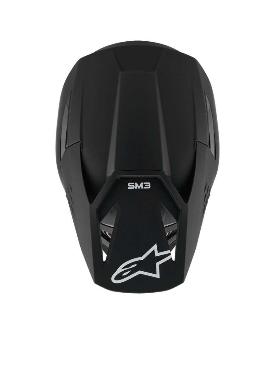 Alpinestars SM3 Solid Crosshjelm Svart - 3