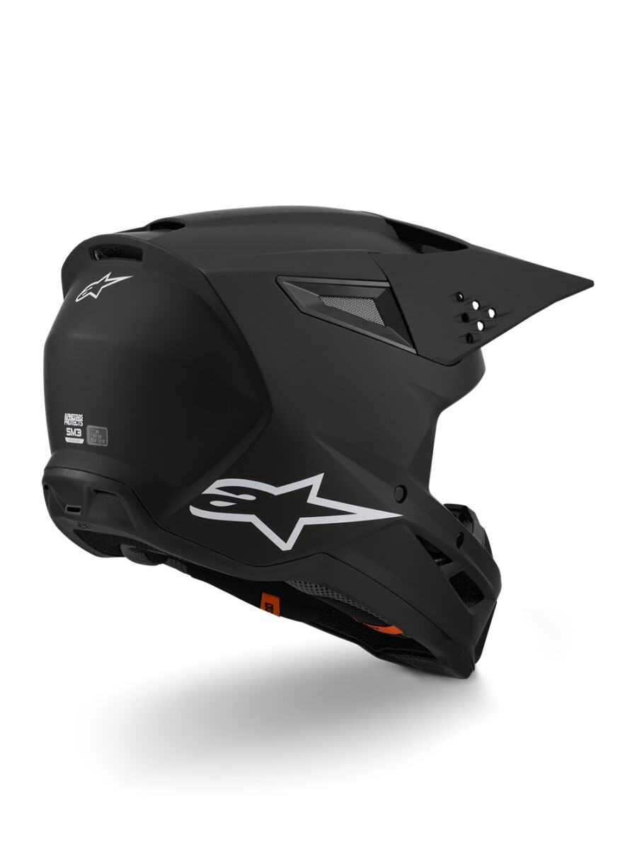 Alpinestars SM3 Solid Crosshjelm Svart - 2