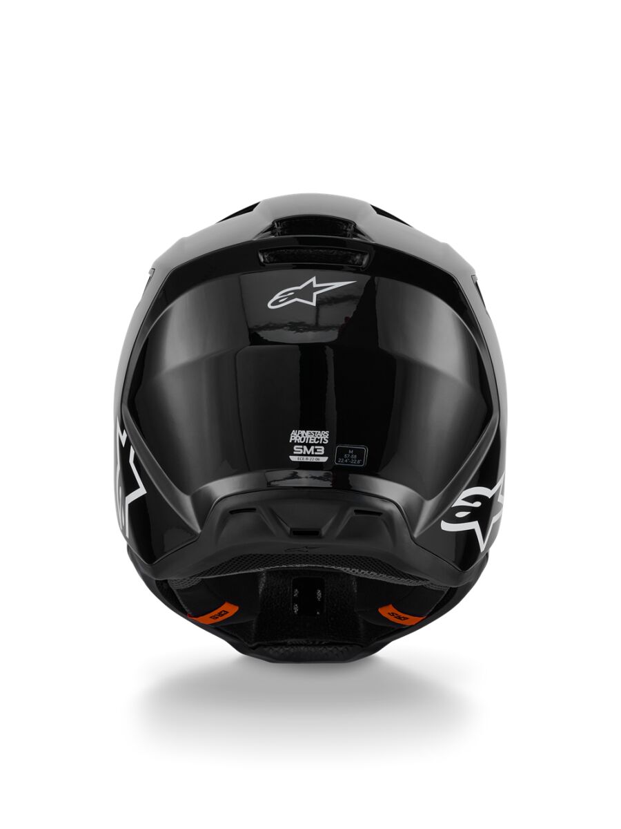 Alpinestars SM3 Solid Crosshelm Schwarz - 4