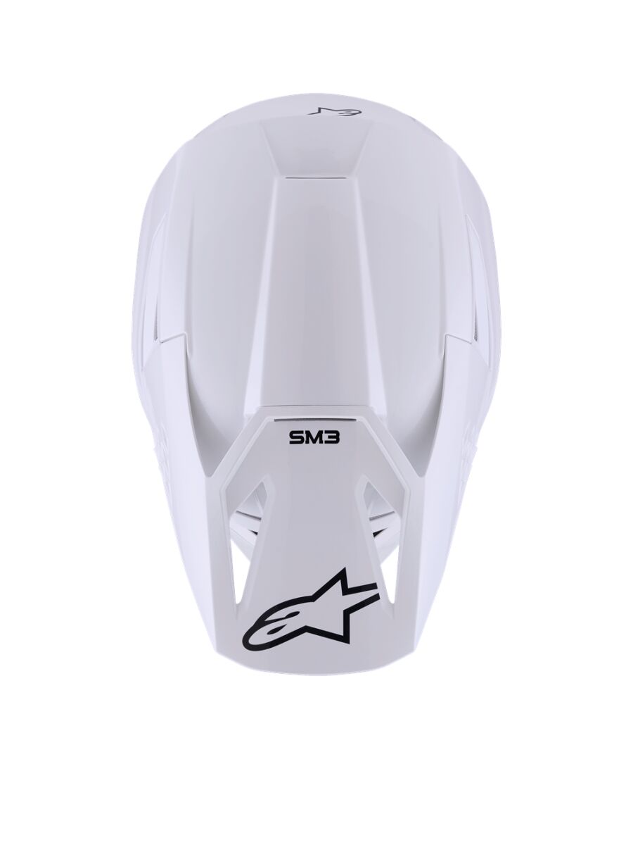 Alpinestars SM3 Solid Crosshelm Wieß - 2