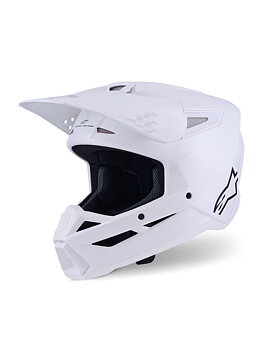 Alpinestars SM3 Solid Crossi Kypärä Valkoinen