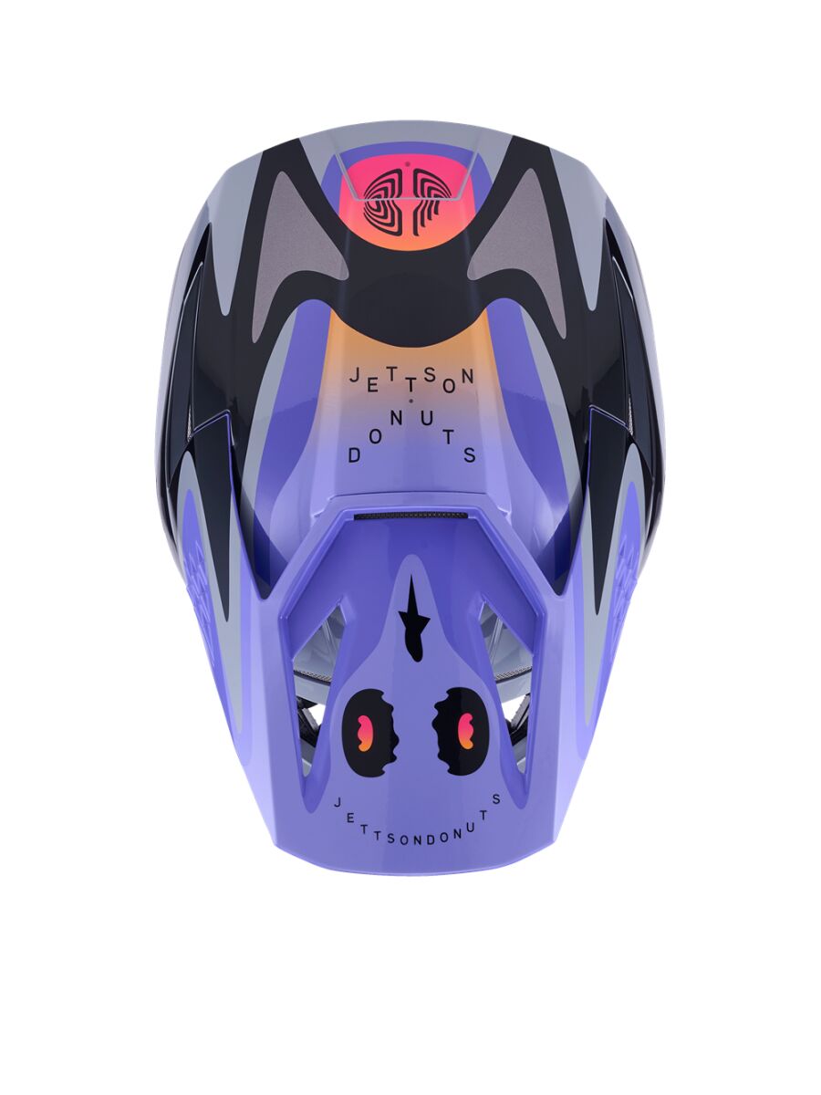 Alpinestars SM3 Jettson Crossi Kypärä Musta/ Harmaa/ Violetti - 5