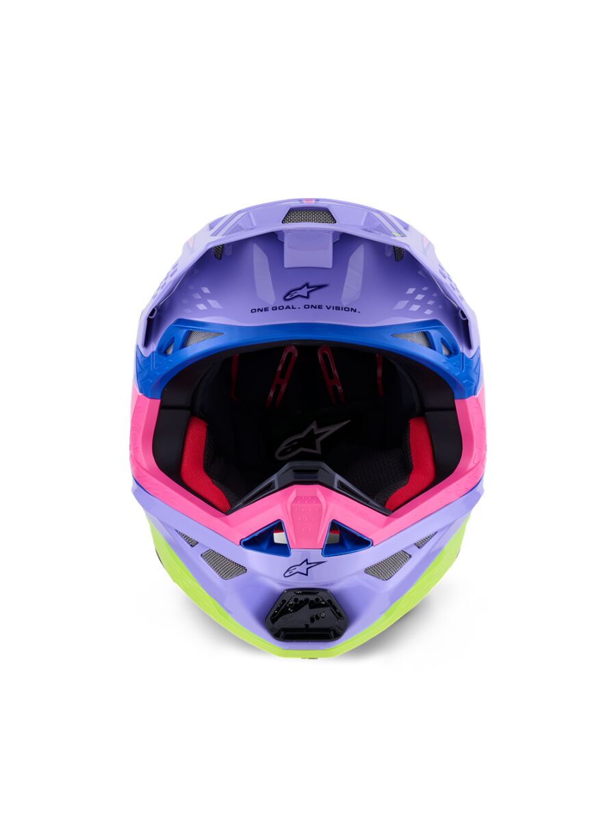 Alpinestars Supertech M10 Jett MIPS® Crosshelm Roze/ Purper - 6