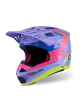 Alpinestars Supertech M10 Jett MIPS® Crossi Kypärä Pinkki/ Violetti