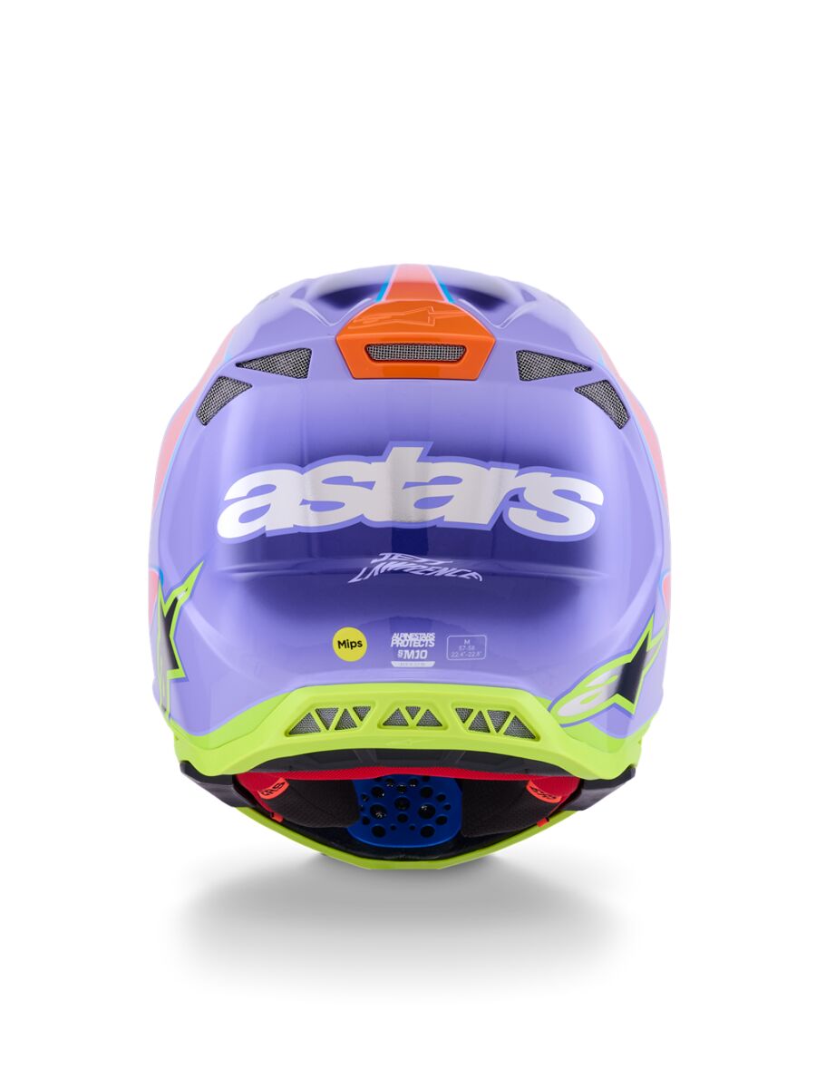 Alpinestars Supertech M10 Jett MIPS® Crosshelm Roze/ Purper - 5