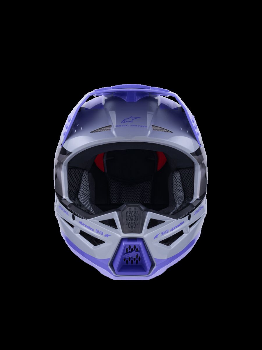 Alpinestars Youth SM3 Jettson Crosshjälm Svart/ Grå/ Lila - 8