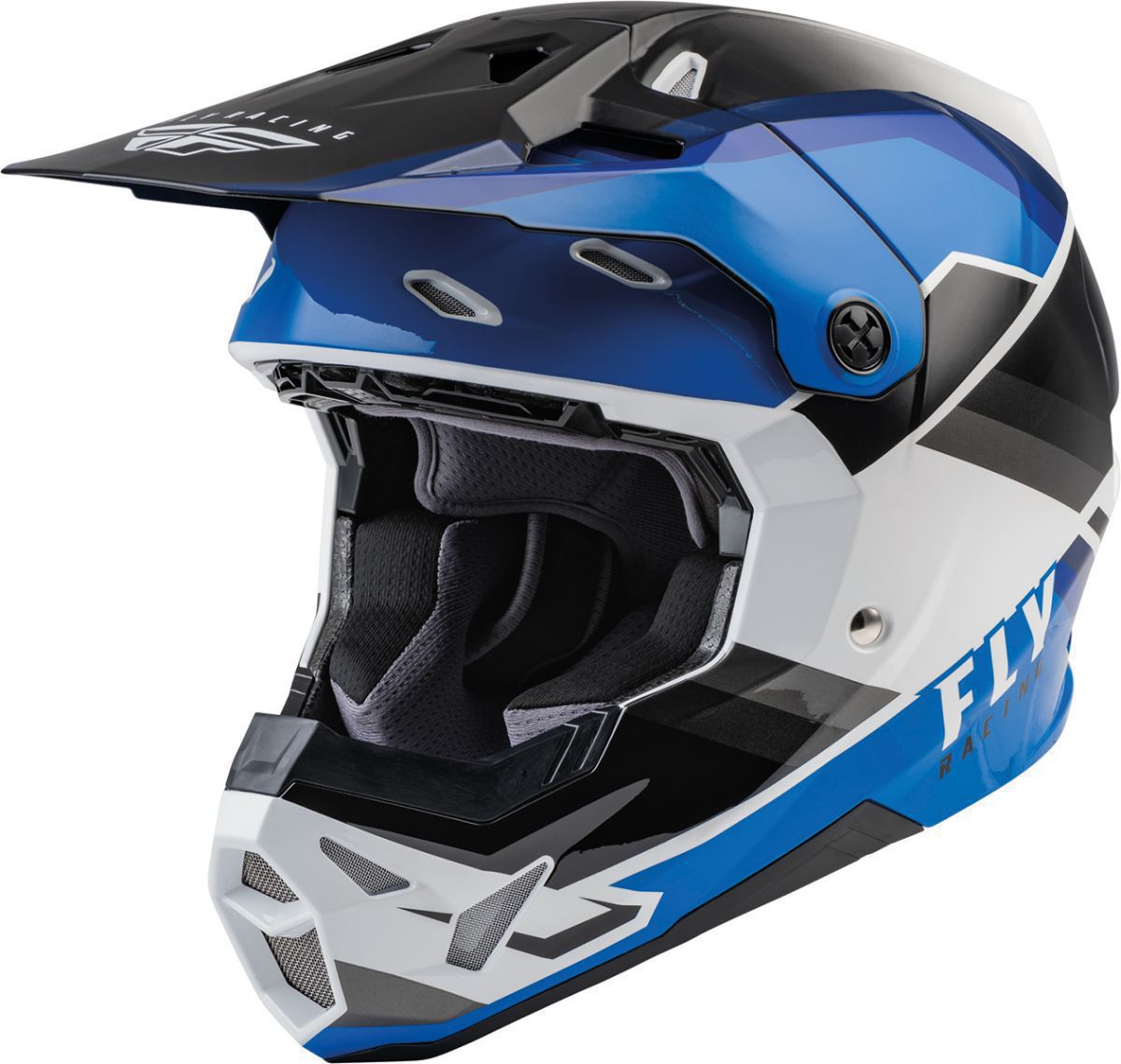 Casco discount motocross azul