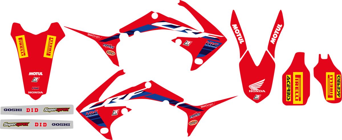 Blackbird Racing Replica Team Honda HRC 2022 Graphics Kit Blackbird