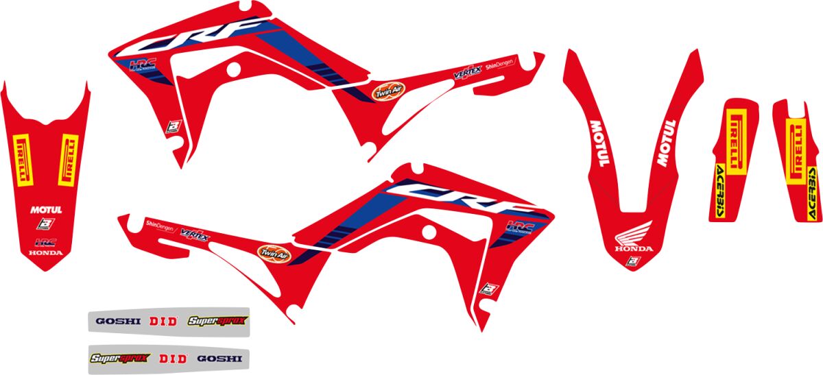 Blackbird Racing Replica Team Honda HRC 2022 Graphics Kit