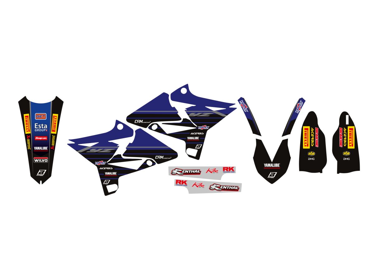 Blackbird Racing Replica Factory Team Yamaha 2022 Graphics Kit