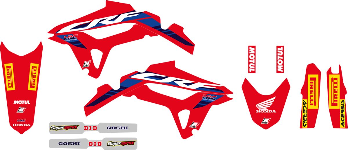 Blackbird Racing Replica Team Honda HRC 2022 Graphics Kit With Seat Cover