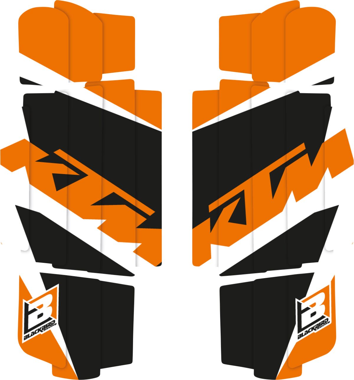 Blackbird Dream Rad Louver Decals