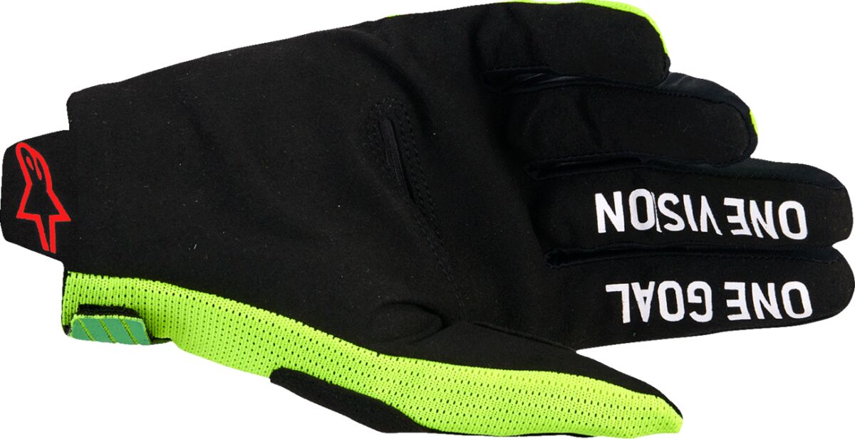 Alpinestars Radar Pro Crosshandskar Svart/ Hi-Vis Rosa/ Hi-Vis Gul/ Grön - 2