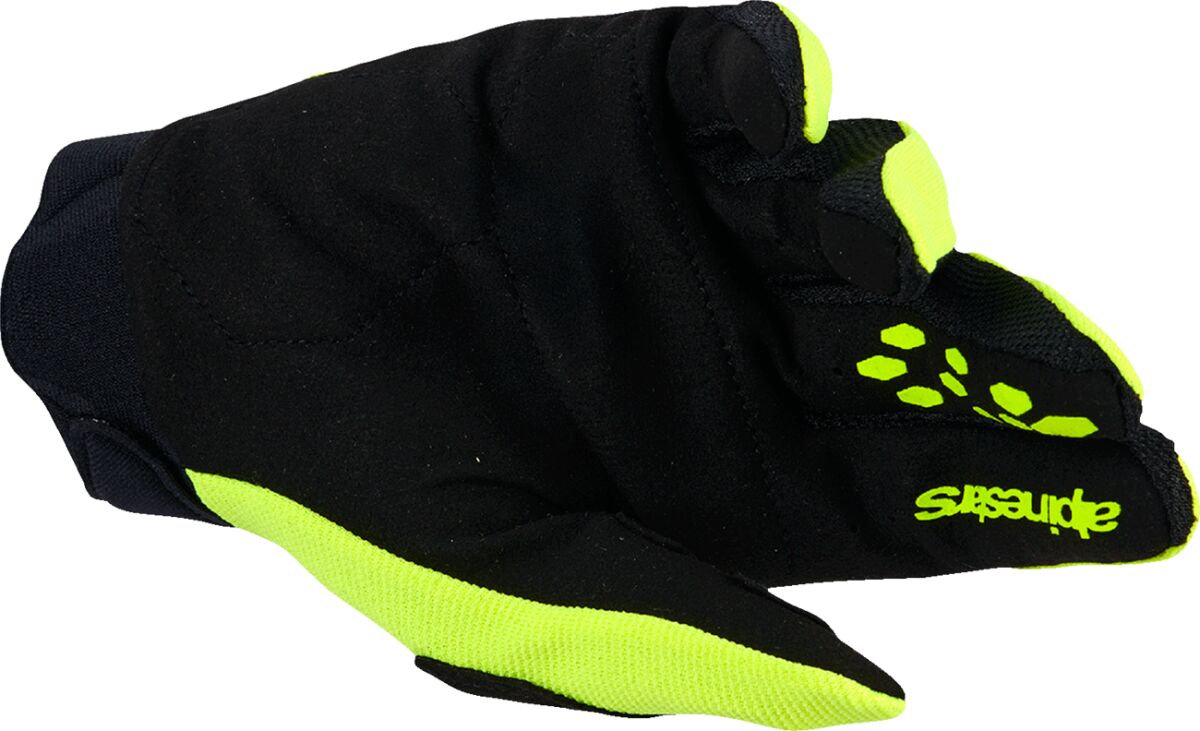Alpinestars Full Bore V2 Crosshansker Svart/ Hi-Vis Gul - 2