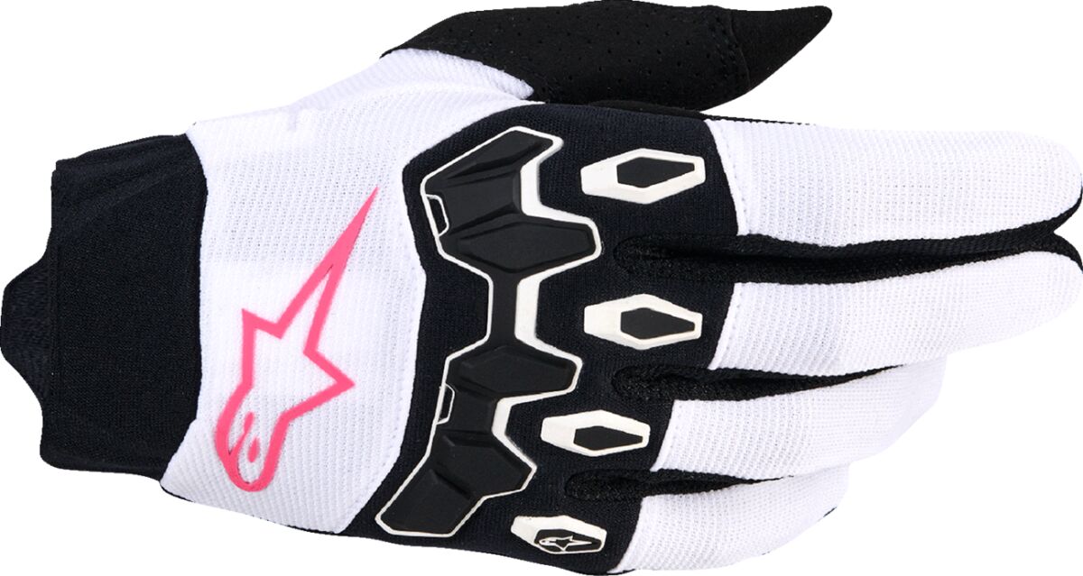 Alpinestars Stella Full Bore V2 Crosshandskar Svart/ Hi-Vis Rosa/ Vit