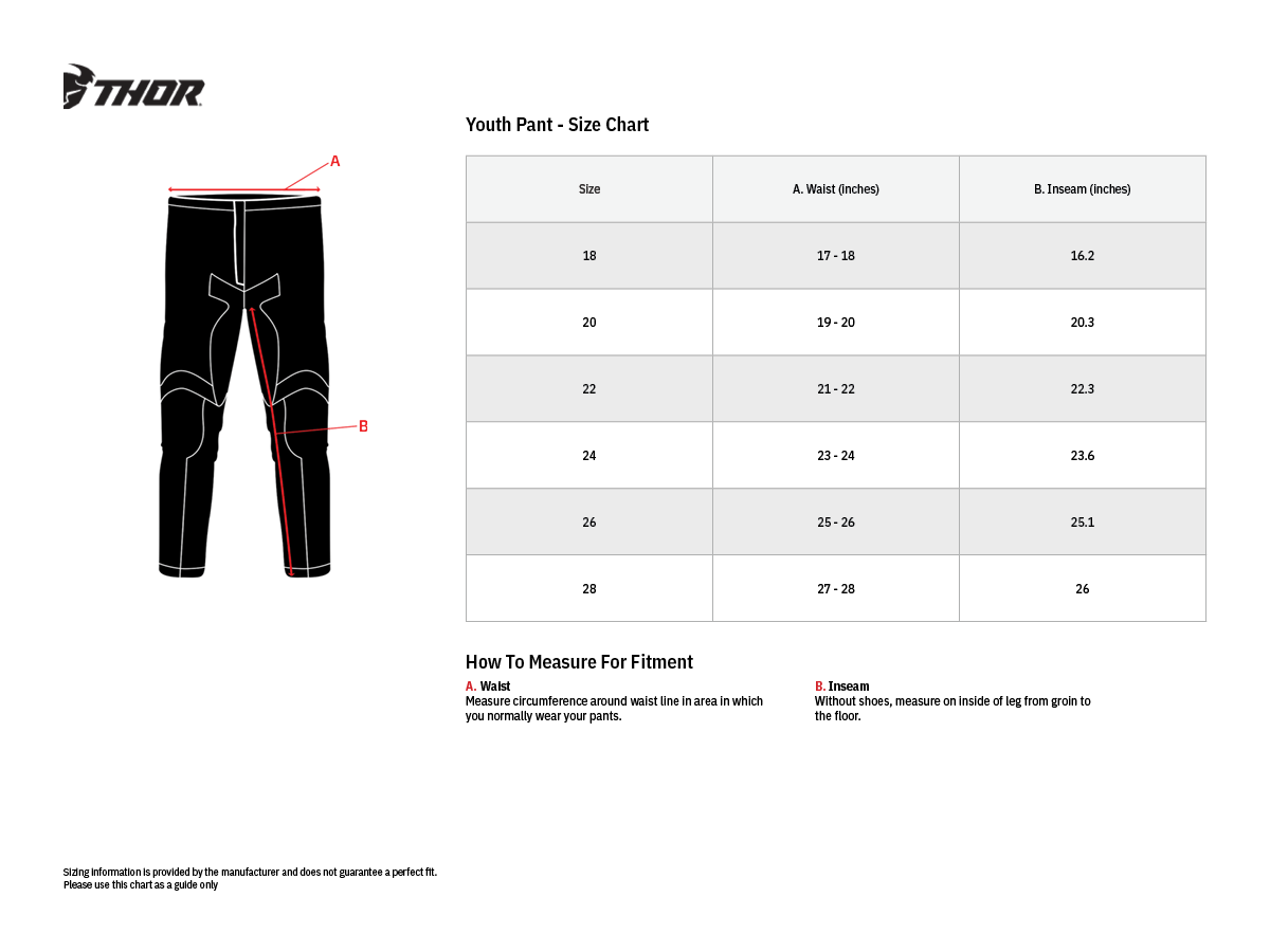 Thor Youth Pulse Combat Pant, Midnight/White